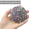 1/2/3 Stück Hautzupfen Fidget Spielzeug Stressabbau Haare Nägel Hautzupfen Alternative Tragbare Dekompressionsperlen Zupfmatte Trichotillomanie Sensorisches Spielzeug