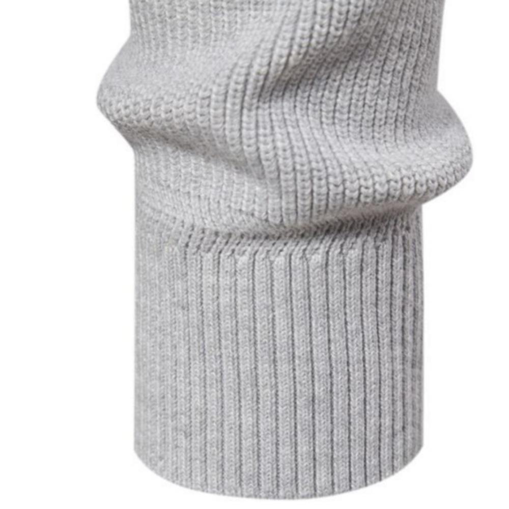 Men's Long-sleeved Polo Shirts and Sweaters for Autumn and Winter Are Warm and Comfortable. Half-zipper Stand-up Collar Casual and Trendy Pool Shirts