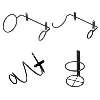 6pcs Iron Wine Bottle Rack Wall Mounted Wine Display Holder for Kitchen Bar Home Decoration Single Champagne Storage