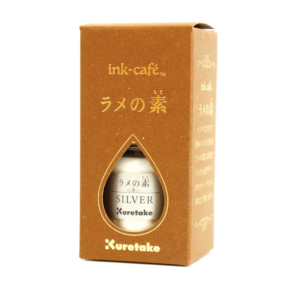 Kuretake Ink Cafe Glitter Base, Silver, ECF160-524