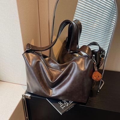 Sac à bandoulière décontracté de grande capacité pour femme, sacoche de voyage à bandoulière
