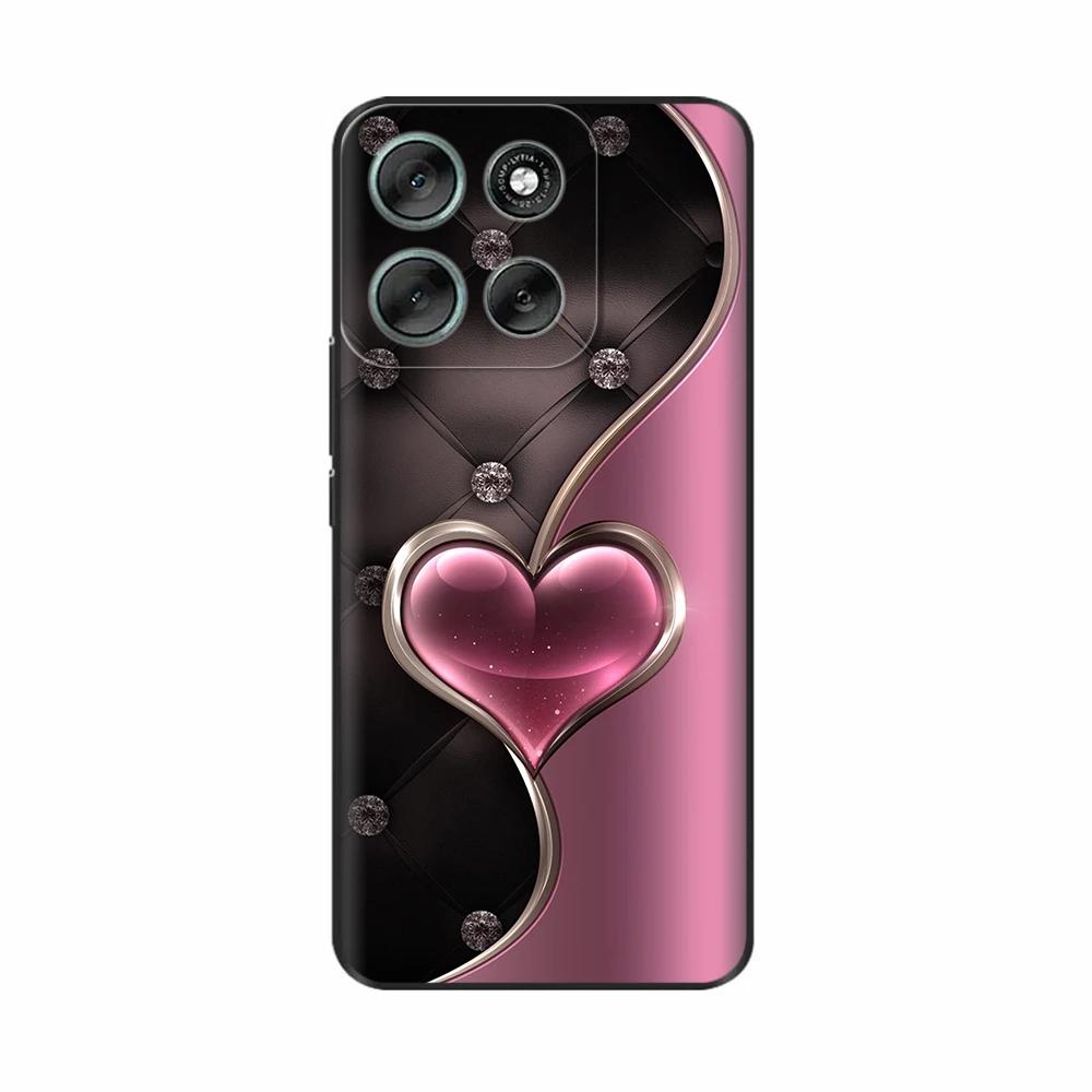 Case For Motorola G86 Case Color Painted Soft Liquid Silicone Camera Protection Phone Cover For Moto G86 XT2527-2 G 86 Fundas