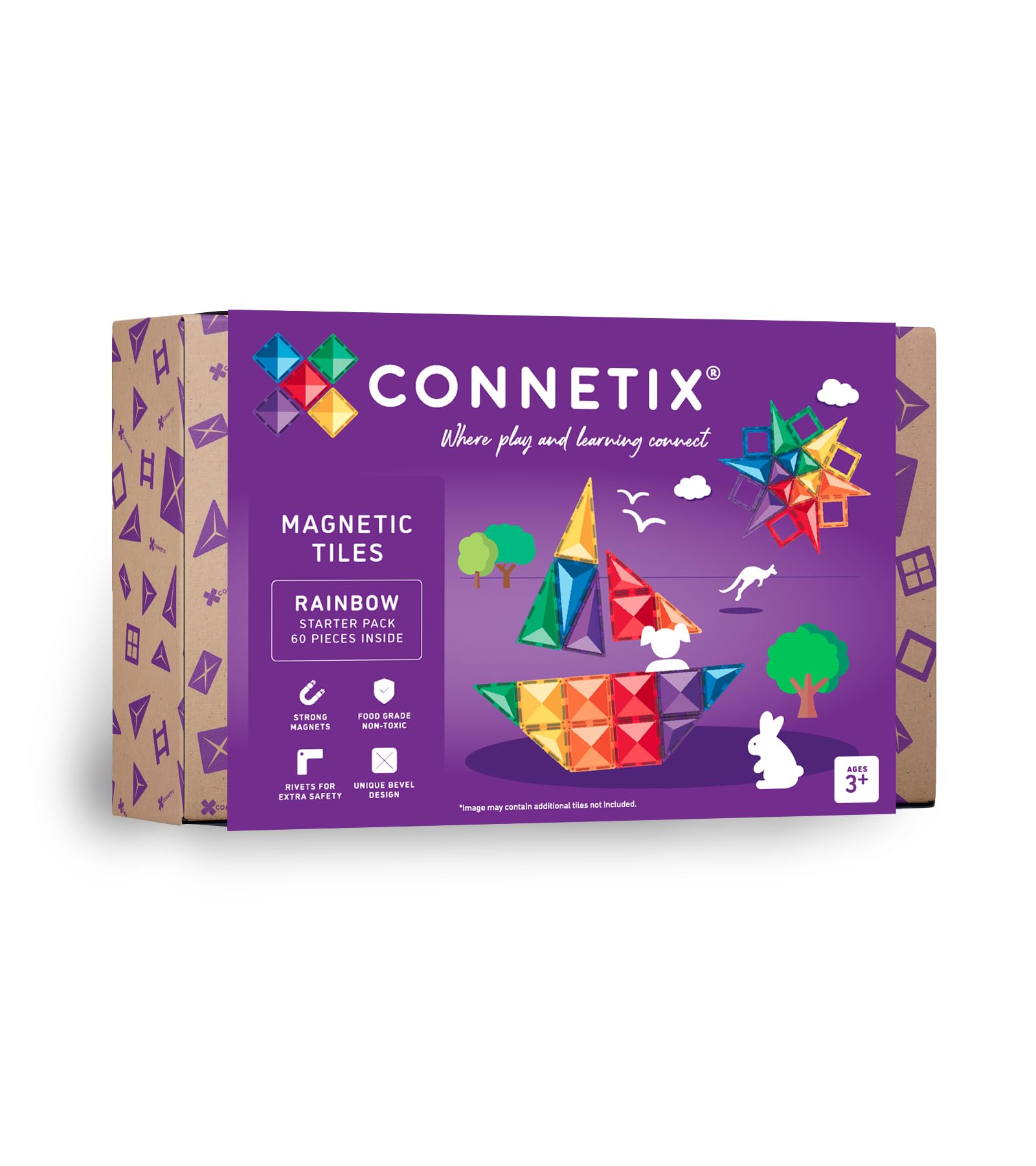 

Стартовый набор CONNETIX Rainbow 60 шт.