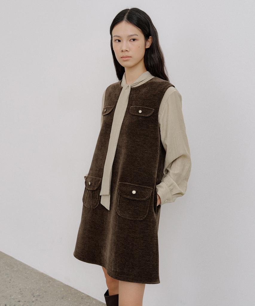 Otte Corduroy Mini Pocket Ops_Brown