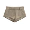 American Spicy Girl Women's Irregular Low-Rise Summer Shorts - Sexy, Tight-Fitting, Casual Hip-Hugging Hot Pants