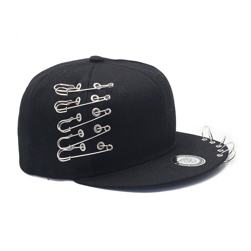 Street Hipster Pin Tie Hoop Hip Hat Male and Female Personality Versatile Baseball Cap Hip Hat Punk