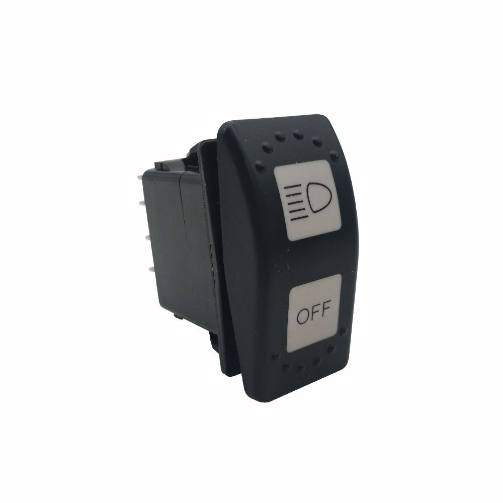 15A 24V Headlight Switch Car Modification Full Beam Switch Simple Connection Boat Type Switch  Car