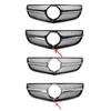 Sport Front Grille for Mercedes Benz E Class W207 C207 Coupe Cabriolet 2014-2016, Middle Mesh Grill for E200 E260 E350 E400 E500