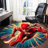 1pc Flash Speedster Office Round Area Rug, Under Office Chairs Bedroom Living Room Home Decor, Room Deco, Available In Various Sizes