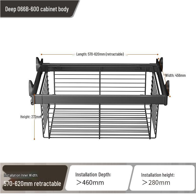 Étagère télescopique extensible pour rangement de pantalons dans une armoire