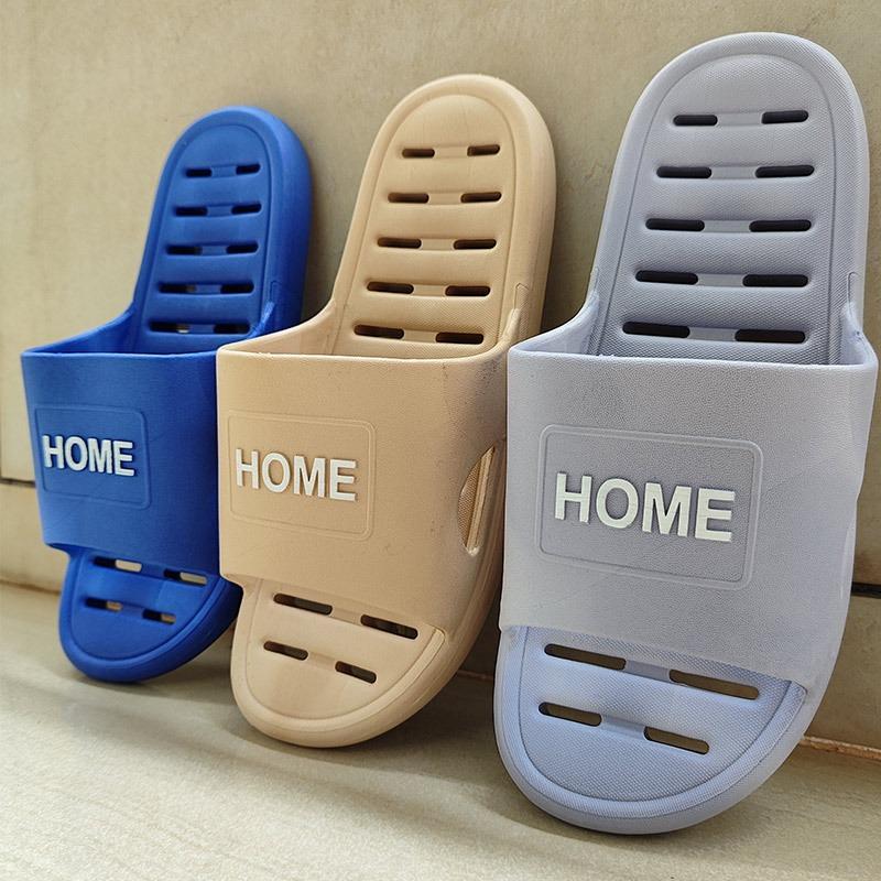 Quick-drying Man Slipper Non-slip Soft-sole Bathroom Slippers Hollowed Out Leaky Slippers Casual Couple 2025 Home Slipper 40-41 2149₽