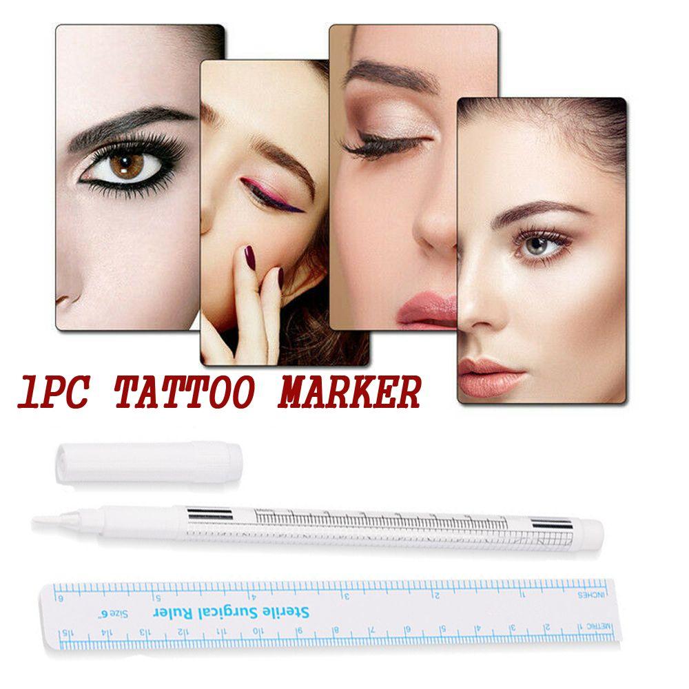With Measuring Ruler Accessories Tattoo Makeup Tool Positioning Pen Tattoo Tool Marker Pen