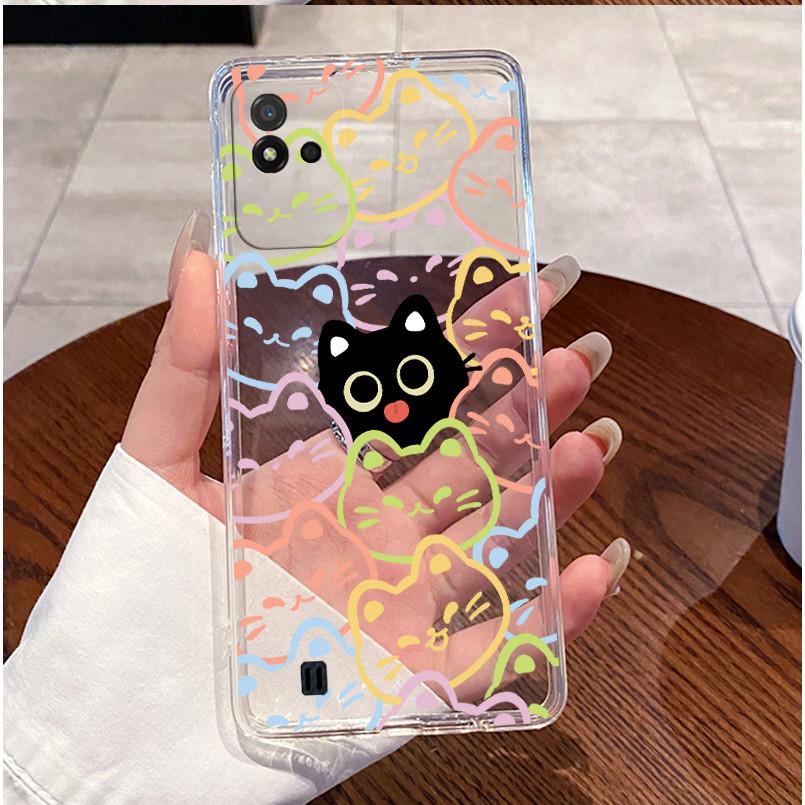 For Realme Narzo 50i RMX3235 Phone Case Luxury Cute Love Rabbit Funny Clear Soft Silicone Back Cover For Realme Narzo50i Cases