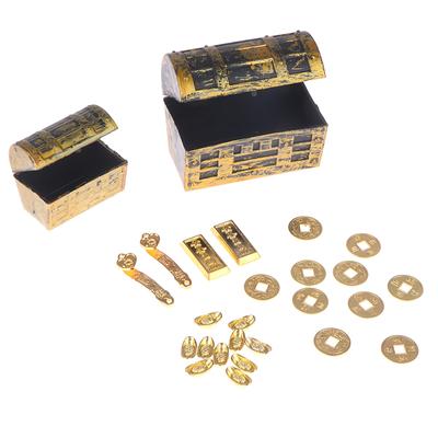1/2/10Pcs Doll House Accessories Ruyi Gold Ingot Gold Bar Copper Coin Decoration