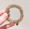 Imitation Pearl Hair Tie, Korean Hair Accessory, Beaded Elastic Band, Women's Hair Tie for Buns, High Elasticity