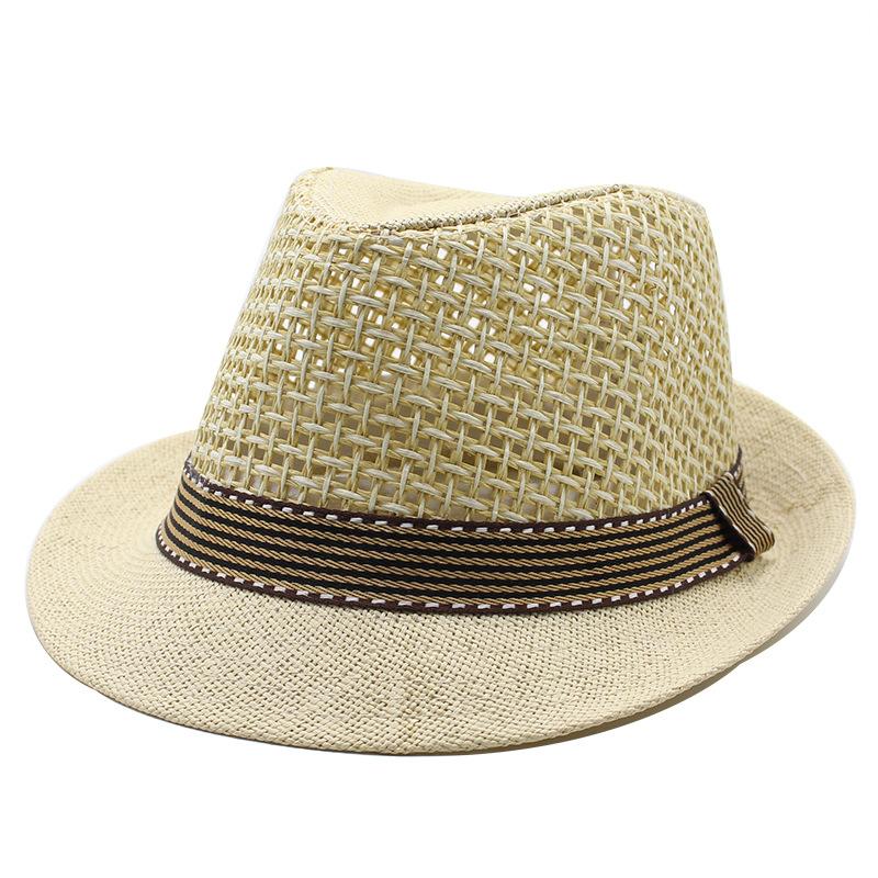 Parent-Child 2021 Spring And Summer Sunscreen Sunshade Beach Hat Children'S Sun Hat Jazz Top Hat Men