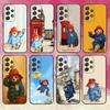 Cute P-Paddington B-Bear Phone Case For Samsung S25,S24,S21,S22,S23,S30,Ultra,S20,Plus,Fe,Lite,Note,10,9,5G Black Cover