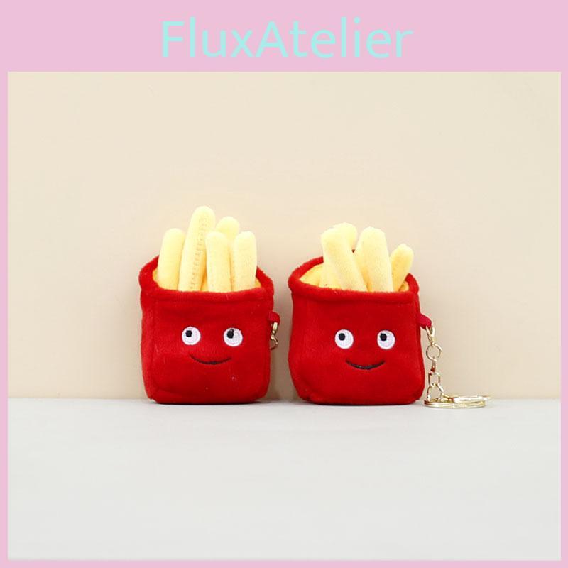 Charming Potato Fries Plush Pendant Keychain Soft Toy Perfect For Children Presents