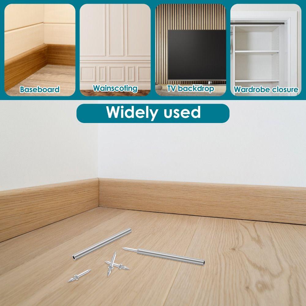 Metal Skirting Line Without Marks Nail Rust-Proof Invisible Security Screws  Maintenance