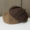 Fashion Twill Woolen Beret Lady Autumn and Winter Warm Literary Retro Star Anise Painter Hat Pumpkin Hat