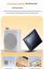 Magnetic Dual Lapel Clip Mic & High Power Bluetooth Speaker for Classroom & Tours