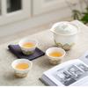 Portable Ancient Charm White Travel Tea Set