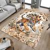 1PC Tiger Feather Non-Slip Floor Carpet, Office, Family, Bedroom, Studio - Large Area Rug, Decorative Mat, Longlasting Material-C0502