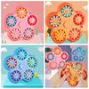 Ten-sided Rotation Spin Bead Puzzles Game 2 In 1 Fingertip Cube Toys   Decompression Toy