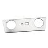 For Hyundai Encino Kona Kauai 2017 - 2025 LHD Center Cigarette Lighter USB Button Panel Trim Decoration Sticker Car Accessories