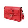 Michael Kors MK Jessie Letter Logo Flap Solid Commuter Leather Crossbody Shoulder Bag Medium Women Bags Red 30F9GI6L2L-BRIGHT-RED