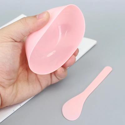 Set bol pentru amestecarea măștilor de față Instrument de amestecare a măștilor de față DIY cu mască din silicon Bol Perii de machiaj Spatulă Frumusețe Îngrijirea pielii Frumusețe Sănătate