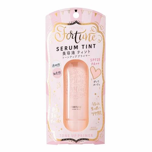 FORTUNE KOSE Skin Tint Tone Up Primer 02 Makeup Base SPF25 PA++ Pink Beige 30g (x 1)