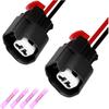ABS Sensor Front Connector,ABS Wheel Speed Sensor Front Connector Pigtail Compatible with Ram Jeep,Rear Wheel Speed Sensors Plug Wiring Harness