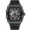 Men's Waterproof Luminous Running Alarm Clock Watch