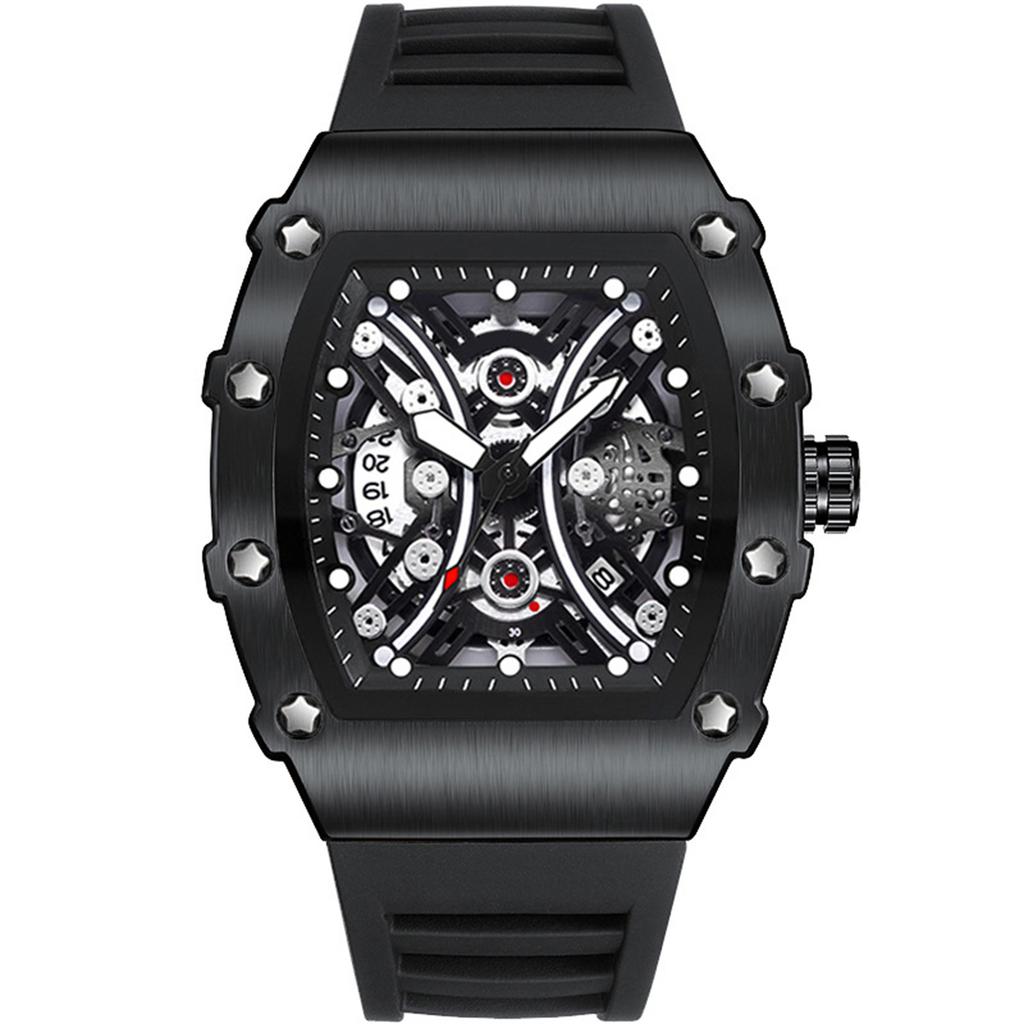 Men's Waterproof Luminous Running Alarm Clock Watch