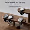 Elegant Wood Jewelry Holder and Watch Organizers with Multifunctional Storage Solution Unique Shape Enhanced Stability