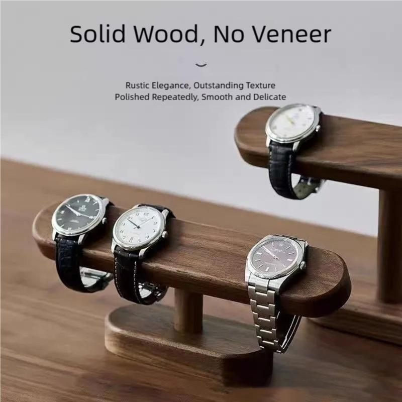 Elegant Wood Jewelry Holder and Watch Organizers with Multifunctional Storage Solution Unique Shape Enhanced Stability