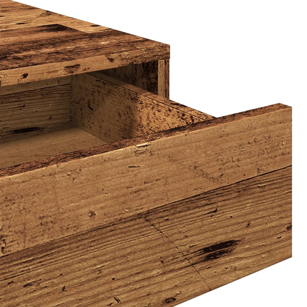 Vintage Wood Effect Desk 101 x 50 x 76.5 cm Engineered Wood