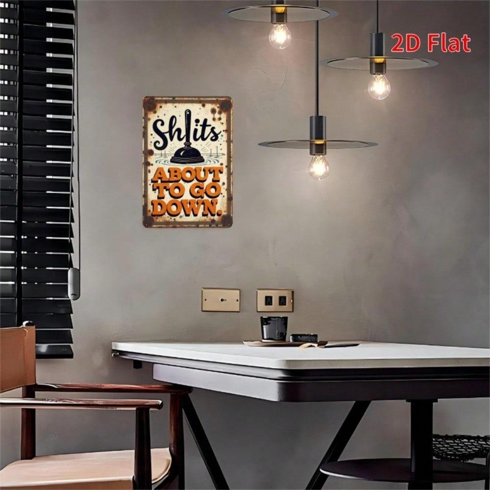 Funny Metal Tin Sign Novelty Home Wall Decor Art Plate