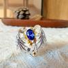 Angel Wings Ring Vintage Versatile Adjustable Open Ring Punk Hip Hop Jewelry