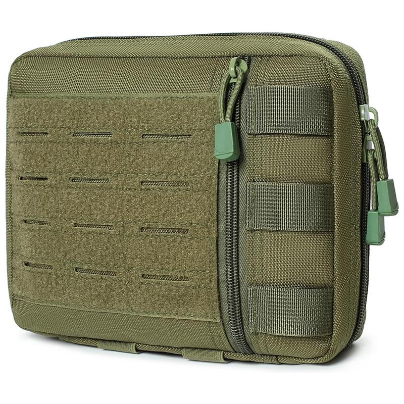 Tactical Molle Admin Pouch Multi-Purpose Laser-Cut Utility Pouch Modular EMT EDC Organizer Tool Pouch Bag