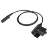 Cabo Adaptador PTT U94 35,4 pol. Cabo Conector para Fone de Ouvido Walkie Talkie Compatível com Baofeng UV9R UV 9R Plus UV XR BF A58