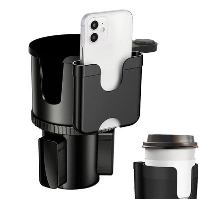 Rallonge de porte-gobelet, support de téléphone portable, porte-gobelet automobile 2 en 1, antidérapant, accessoires pour véhicule