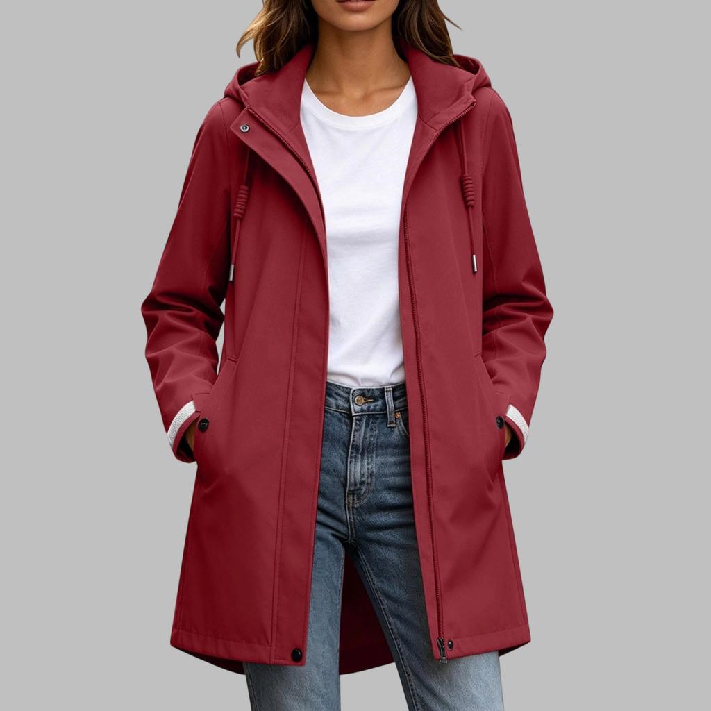 Women's Outdoor Casual Long Sleeve Hoodie Long Length for Everyday Wear
