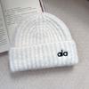 Autumn and winter thickened warm ear protection versatile big head circumference knitted cold hat girl