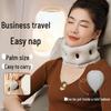 Hozone Portable Inflatable Neck Pillow & Blackout Eye Mask Travel Set