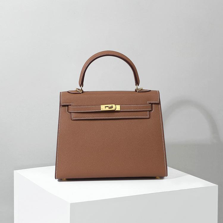 Euli Handheld Seilkette der zweiten Generation Fünf-Gold Einblatt-Schnalle im Mini-Stil zum Überkreuztragen Damen-Taschenverschluss-Schnallendesign