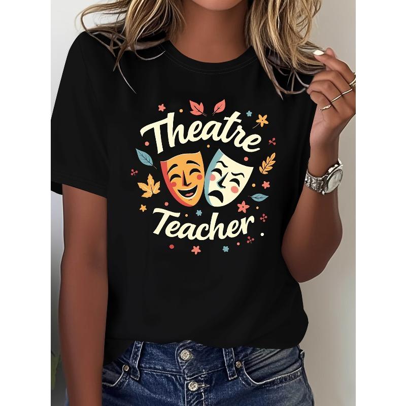 Plus Size - Plus Size - Theatre Instructor, Passionate about Showcasing a  Theatre Teacher  Design Featuring Comedy And Tragedy Masks, Plus-Size S чёрный