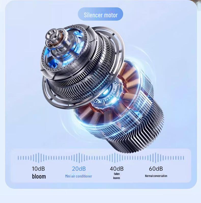 Remax Ultra-High Speed Handheld Fan with Powerful Wind Force