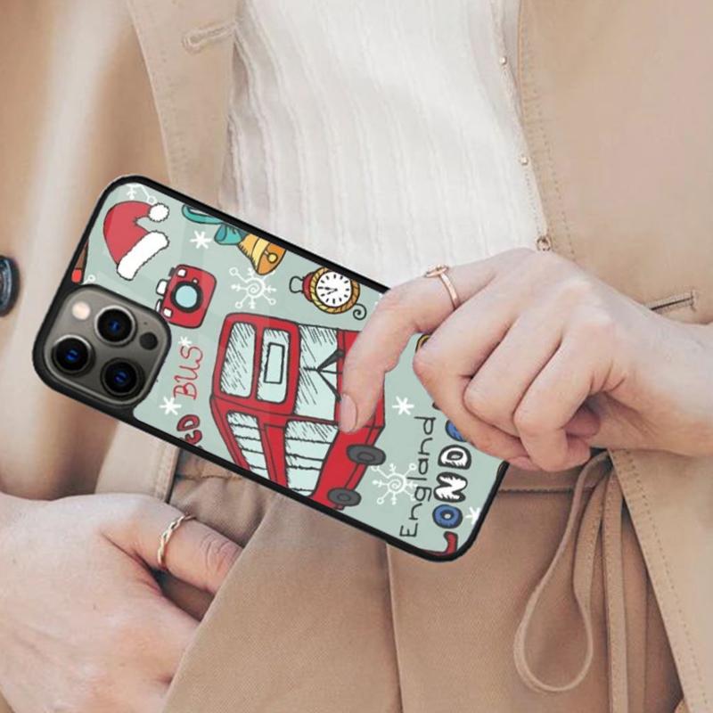 London Red Bus Big Ben Magnetic Phone Case For APPLE iPhone 17 Air 16 14 13 12 Pro Max 15 Plus Wireless Charge MagSafe Cover